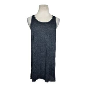 Mossimo gray cross back flap detail tank top size Medium